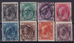 CANADA 1897/98 - Canceled - Sc# 66-73 - Complete Set! - Gebraucht