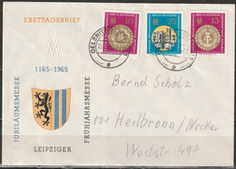 DDR 1965 FDC Nr.1090 - 1092 Leipziger Frühjahrsmesse (d 1691 ) Günstige Versandkosten - 1950-1970