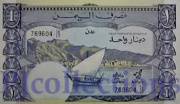 YEMEN DEMOCRATIC REPUBLIC 1 DINAR 1984 PICK 7 UNC - Yemen