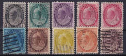 CANADA 1898-1902 - Canceled - Sc# 74-83 - Gebraucht