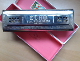 HARMONICA HOHNER ECHO TREMOLO DOUBLE DROIT - Strumenti Musicali