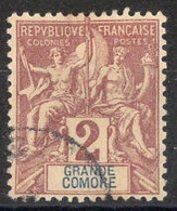 GRANDE COMORE Timbre-poste N° 2 Oblitéré TB Cote : 3€00 - Gebraucht