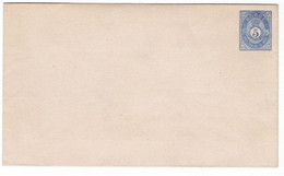 Norvège > Entiers Postaux:1877    ,5 Øre In Posthorn  , Enveloppe NEUVE  ENTIER POSTAL  TBE - Postwaardestukken
