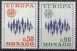 MONACO 1972 Mi-Nr. 1038/39 ** MNH - CEPT - 1972