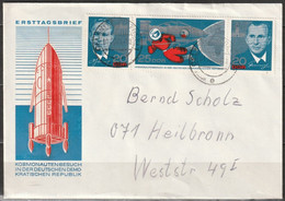 DDR 1965 FDC Nr.1138 - 1140 Besuch Sowjetischer Kosmonauten (d 1730 ) Günstige Versandkosten - 1950-1970