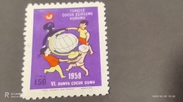 TÜRKEY--YARDIM PULLARI-1950- 60-   ÇOCUK ESİRGEME KURUMU  150K (*) - Timbres De Bienfaisance