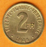 France - 2 Francs - 1944 - France Libre Ou Philadelphie - 2 Francs