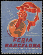 España - Viñeta - * S/Cat - 1936 "Feria De Barcelona 1936" - Plaatfouten & Curiosa