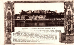 N°38021 Z -cpa Chinon -le Château- - Châteaux