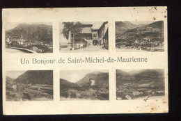 CPA 73 Un Bonjour De SAINT MICHEL DE MAURIENNE Multi Vues - Saint Michel De Maurienne