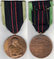Belgique, Guerre 1940-1945 - Médaille De La Résistance Armée - Bélgica