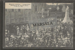 CPA Beauval  Inauguration Du Buste De M. Charles Saint Le 22 Sept 1908 - Beauval