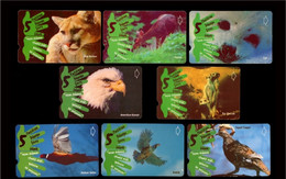 Turkey Phonecard，Animal，bird，8 Pcs - Türkei