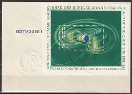 DDR FDC 1964 Nr.1083 Block 22 Intern. Jahr Der Ruhigen Sonne ( D 1891 )günstige Versandkosten - 1950-1970