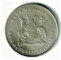 OUGANDA / 200 SHILLINGS 5 La Valeur Deux Cents Est Rarement Employée Sur Les Monnaies ! / 1998 - Uganda