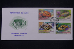 ZAÏRE - Enveloppe FDC En 1980 - Poissons - L 140243 - 1980-1989