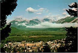 Canada Banff Aerial View - Banff