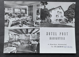 Mariastein Hotel Post/ 4 Bild Faltkarte - Metzerlen-Mariastein