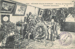 SEVRES-VILLE D'AVRAY - Maison De Gambetta - Chambre Mortuaire - EM 3081 - Sevres