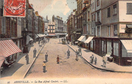 FRANCE - 80 - ABBEVILLE - La Rue Alfred Cendré - LL - Colorisée - Carte Poste Ancienne - Abbeville