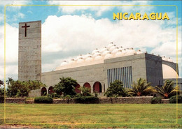 ! Moderne Ansichtskarte Aus Nicaragua, Kirche, Managua - Nicaragua