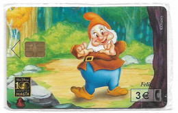 Spain - Telefónica - Disney Snow White And 7 Dwarfs 3/8 - P-516 - 07.2002, 3€, 4.000ex, NSB - Private Issues