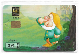 Spain - Telefónica - Disney Snow White And 7 Dwarfs 5/8 - P-518 - 10.2002, 3€, 4.000ex, NSB - Emisiones Privadas