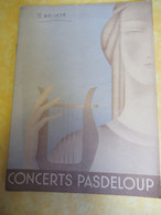 Programme Ancien/Théâtre National De L'Opéra Comique/Concerts PASDELOUP/Festival RAVEL/A. Helmann/1938    PROG325 - Programme