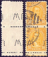 USA - MONROE  PERFINS  " UW " - O - Perforadas