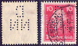 GERMANY -  PERFINS  " D NN "  - O - Perforés