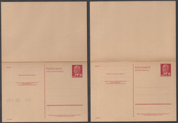 DDR / 1954 DOPPEL GSK 20/20 PF - MIT ANTWORT - Mi P61 / KW 55.00 EURO  (ref 8162a) - Cartoline - Nuovi