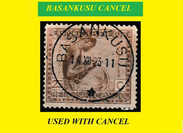 1923 (°) BASANKUSU BELGIAN CONGO / CONGO BELGE CANCEL STUDY [17] COB 110 VLOORS NICE CENTRAL CANCEL - Variedades Y Curiosidades