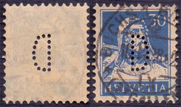 SWITZERLAND -  PERFINS  " D "  - O - Perforés