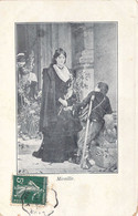 SPECTACLE - Théâtre - MIREILLE - Comédien à Genou - Pub Au Dos - Chicorée Ratte Clara - Carte Postale Ancienne - Teatro