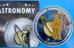 FIJI 1 $ 2009 ANNO INTERNAZIONALE DELL' ASTRONOMIA SATURNO ASTRONOMY PROOF SPAZIO PIANETA - Figi