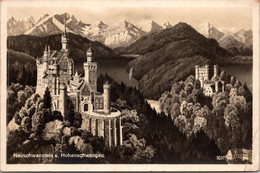 (4 Oø 6) Older - Germany (not Posted) B/w - Neuschwanstein Castle - Châteaux