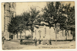76  - Darnetal Près De Rouen - Eglise De Carville .... Année 1905   2 Scans - Darnétal