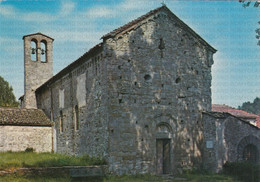 CARTOLINA  MONTEPIANO M.700,PRATO,TOSCANA-STAZIONE CLIMATICA-ANTICA CHIESA DELLA BADIA-STORIA,MEMORIA,VIAGGIATA 1983 - Prato