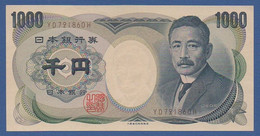 JAPAN - P.100b – 1000 Yen ND (1993-2004)  UNC, Serie YD 721860 H  Brown Serial - Japan