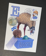 (4 Oø 10 A) A To Z Alphabet Letter Maxicard 2016 - Letter E - With $ 1.00 Matching 2021 Emu - Dollar