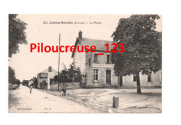 23 Creuse - CHATELUS-MALVALEIX - "La Poste " - Animation Enfants - RARE - Chatelus Malvaleix