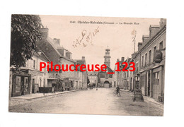 23 Creuse - CHATELUS-MALVALEIX - " La Grande Rue " - Animation Enfants - Vélo - Pompe à Essence " - Chatelus Malvaleix