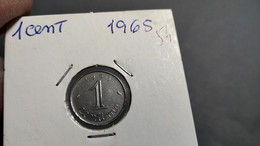 FRANCE 1 CENTIME 1965 KM# 928 (G#53-54) - 1 Centime