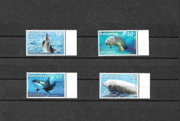 BAHAMAS, 2019,DOLPHINS , WHALE,   4v.**, MNH. - Dauphins