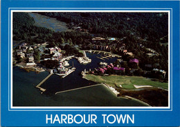 South Carolina Hilton Head Island Sea Pines Plantation Harbour Town Aerial View - Hilton Head