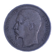 Louis Napoléon Bonaparte-5 Francs 1852 Paris - 5 Francs