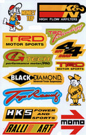 Sponsoren Sponsor Logo Racing Aufkleber / Sponsors Sticker Modellbau Model A4 1 Bogen 27x18 Cm ST055 - Modèles R/C
