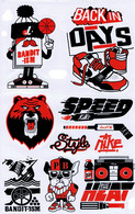 Sponsoren Sponsor Logo Racing Aufkleber / Sponsors Sticker Modellbau Model A4 1 Bogen 27x18 Cm ST173 - Aufkleber - Decals