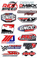 Sponsoren Sponsor Logo Racing Aufkleber / Sponsors Sticker Modellbau Model A4 1 Bogen 27x18 Cm ST177 - Transfer