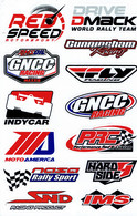 Sponsoren Sponsor Logo Racing Aufkleber / Sponsors Sticker Modellbau Model A4 1 Bogen 27x18 Cm ST177 - Aufkleber - Decals
